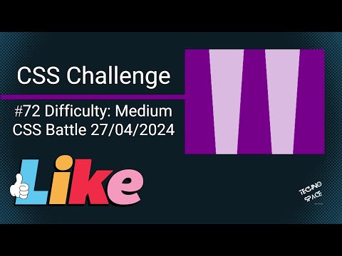 CSS Challenge #72 | CSSBattle- 27/4/2024| Can You Beat the Clock?|#csschallenge #cssbattle #uidesign