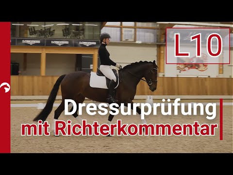 L10: Hier werden viele Lektionen geprüft! | Dressuraufgabe Kl. L* mit Richterkommentar