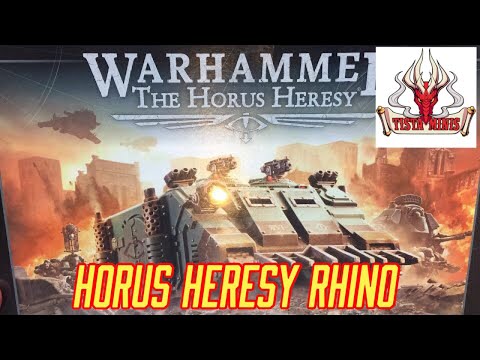 Warhammer The Horus Heresy Deimos Pattern Rhino unboxing