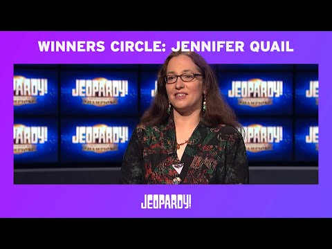 Winners Circle: Jennifer Quail | Tournament of Champions 2021 | JEOPARDY!