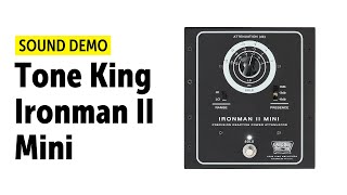 Video thumbnail for Tone King - Ironman II Mini - Sound Demo (no talking) by Guitar Bonedo