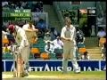 Brett Lee Bowls Ramnaresh Sarwan