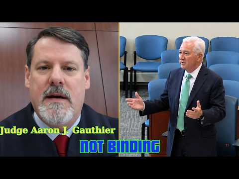 Judge Gauthier REJECTS Settlement — ‘Not Legally Binding’