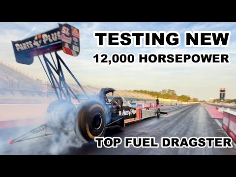 Testing 12,000 Horsepower Top Fuel Dragster
