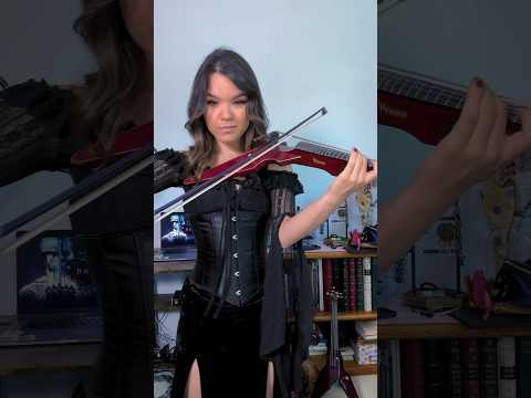 Playing Victory on the electric violin!