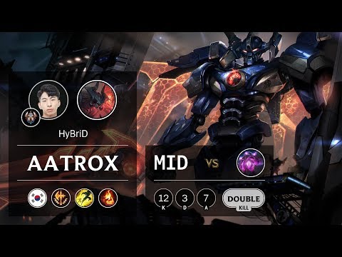 Aatrox Mid vs Vel'Koz - KR Challenger Patch 9.20