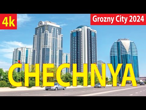 Grozny City 2024 , Chechnya 4K By Drone
