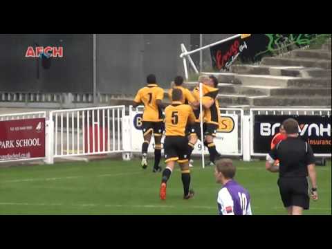Cray Wanderers 2 AFC Hornchurch 5 (21 Aug 11) - First Bremner goal