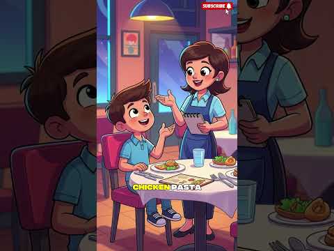 Order Food in English Like a Pro 🍽️ | Restaurant English short #podcast #learnenglish