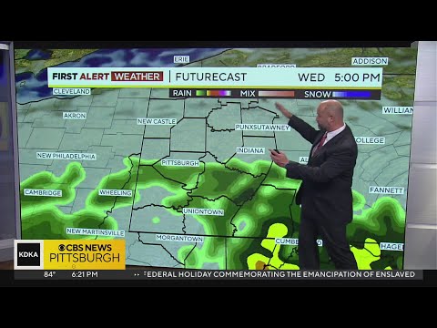 KDKA-TV Evening Forecast (6/19)