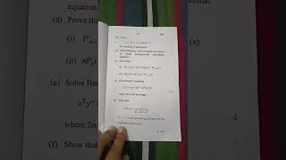 ##Ordinary Differential Equations and Boundary Value Problem ## Question paper form M.sc math's 🙏🙏🙏🙏