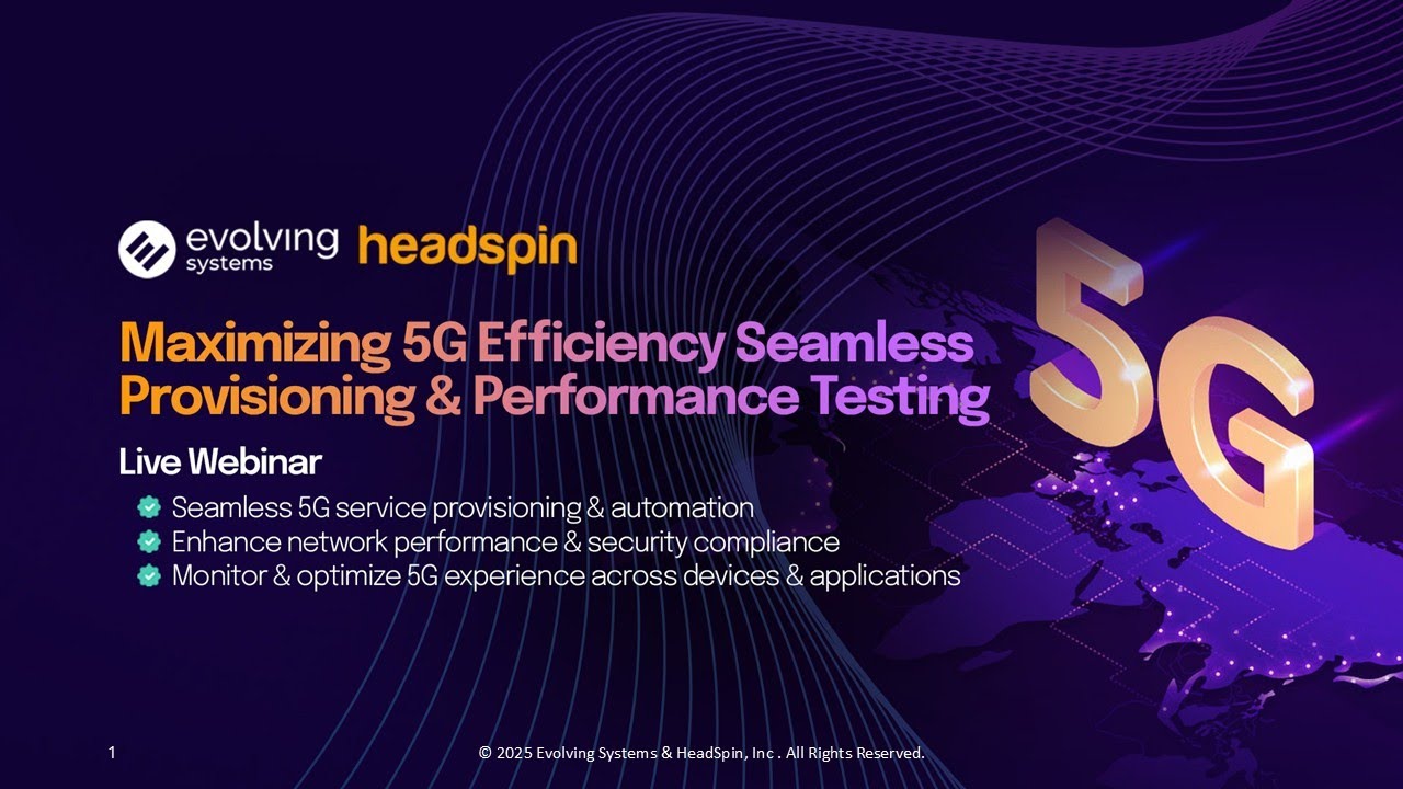 Maximizing 5G Efficiency: Seamless Provisioning & Performance Testing | On-Demand Webinar