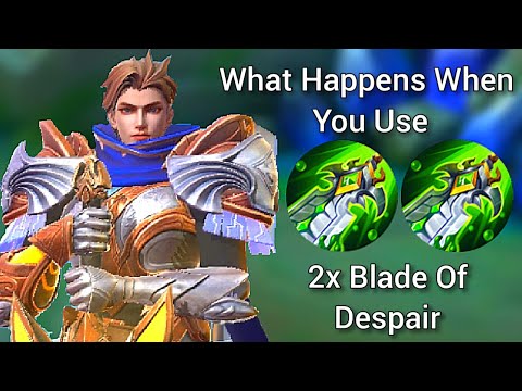 What Happens When You Use 2x Blade Of Despair | Mobile Legends | 1 Hit Delete!!?