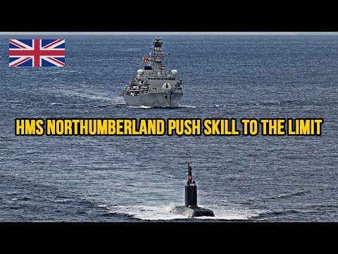 HMS Northumberland tests its mettle against HMNoS Uredd Submarine Norwegian Navy