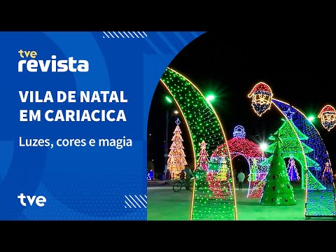 Vila Natalina encanta no Parque O Cravo e a Rosa, em Cariacica