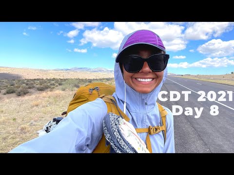 Continental Divide Trail 2021 thru-hike Day 8 | road walk to the Triple Crown Hostel in Silver City