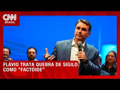 Flávio Bolsonaro trata quebra de sigilo como “factóide”; entenda | CNN PRIME TIME