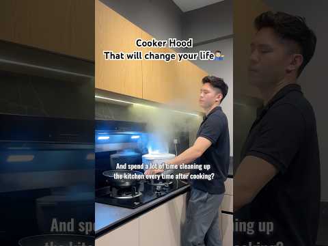 Having cooking fumes issue? Let’s try our UNICORN Downdraft Hood #cookerhood #kitchen #solutions
