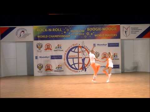 Benjamin FEDERL und Caroline SCHERER World Championship Moskau 27.10.2012 Rock´n´Roll Footwork