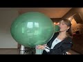 Blowing Until Pop A Crystal Green Balloon
