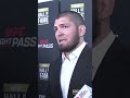 Khabib says his father's sacrifices made HOF career possible ? #shorts