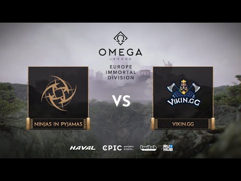 Ninjas in Pyjamas vs Vikin.gg, OMEGA League: Europe, bo3, game 2 [Jam & Maelstorm]