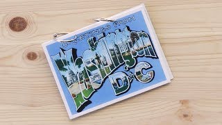 DIY Travel Gift Ideas: Postcard Photo Album