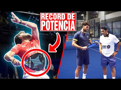 JAVI GARRIDO me deja SU PALA y es LA MÁS POTENTE que he probado | Mejora tu Padel