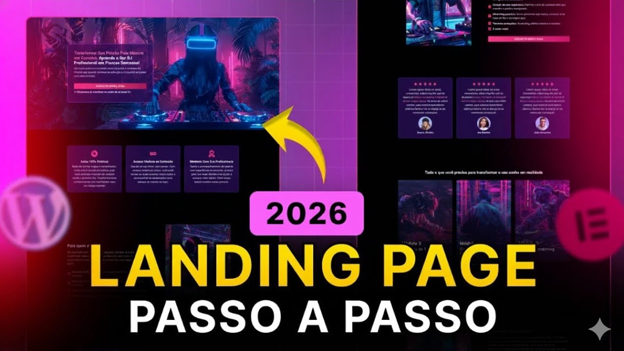 Como criar uma LANDING PAGE no WordPress e Elementor grátis em 2025 -PÁGINA DE VENDAS alta conversão