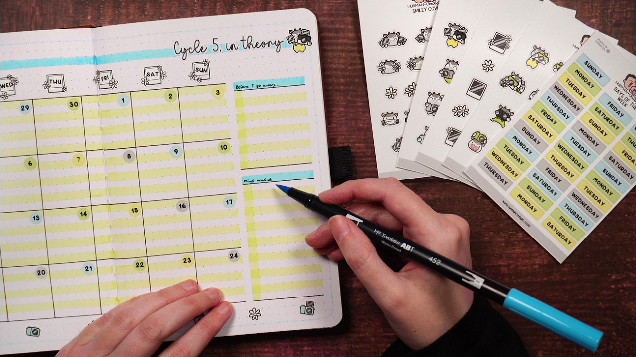 May 2026 Bullet Journal Setup 💜