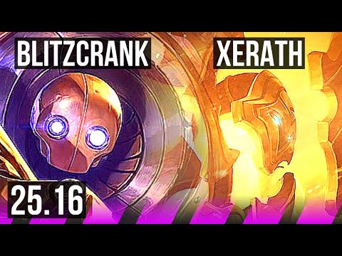 BLITZCRANK & Kai'Sa vs XERATH & Jhin (SUP) | KR Diamond | 25.16