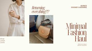Quince Haul (Epic Fail 😬) + Dooney & Bourke All Weather Leather 3.0 Saddle Crossbody 20 Review 👜
