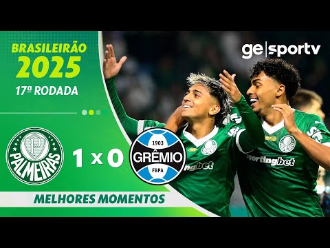 Gols e lances de Palmeiras x Grêmio
