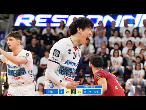 Yuki Ishikawa DESTROYED Trentino in Italian Volleyball League 2024 !!!