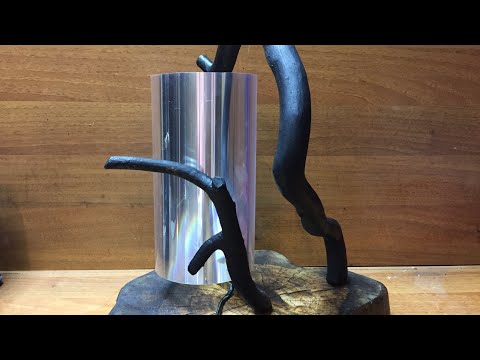 Простой светильник своими руками из дерева и светофильтра DIY