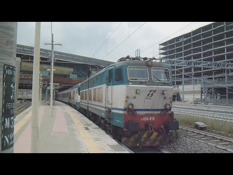 E656.058 in soccorso della E402.020 sull' EN 235, a Roma Tiburtina!