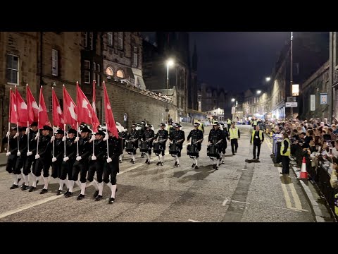 Dramatic Finale to The Royal Edinburgh Military Tattoo 2025 March Out