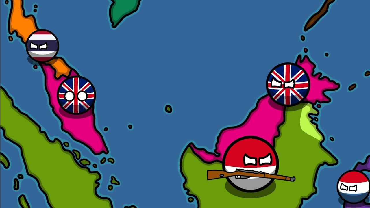 History of Malaysia 1900-2022 [Countryballs]