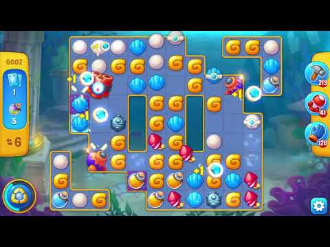 Fishdom 6002 Level - 17 moves - NO BooSTERS