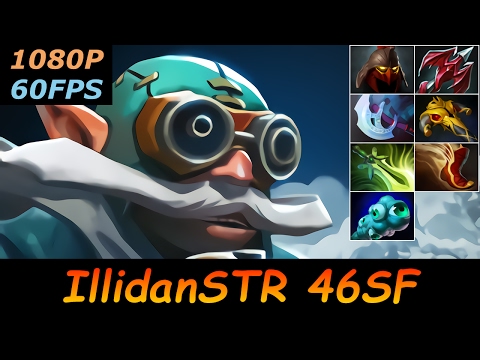 Dota 2 F5.IllidanSTR 46SF Gyrocopter Pro Top MMR 17 Kills Ranked Full Gameplay