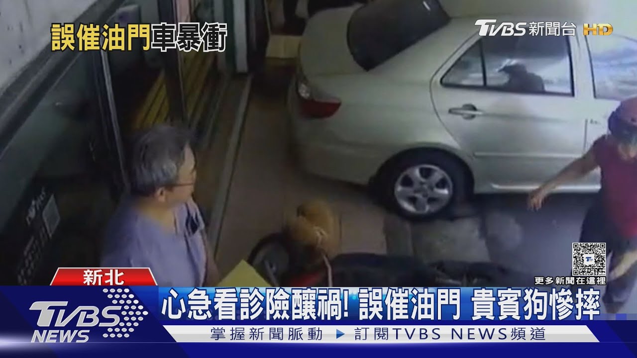 動物醫院驚魂! 騎士「誤催油門」險撞獸醫