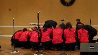 Voices of Lee sing Deck the Halls - Dec. 2009