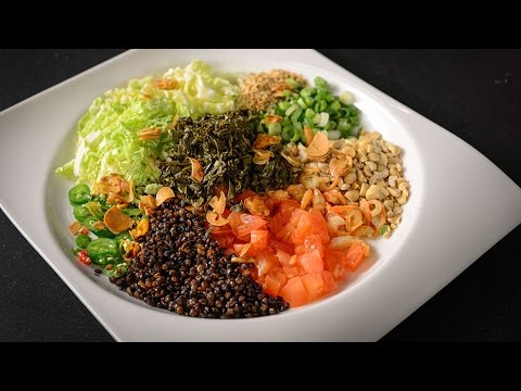 Popped Lentils: Burmese Tea Leaf and Popped Lentil Salad