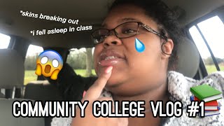 community college vlog #1 +birthday bonfire and ka