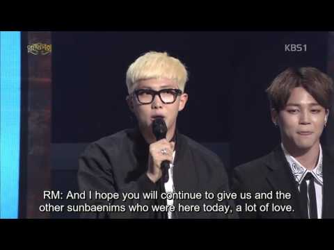 [ENG SUB] 160410 BTS greeting on KBS1 Open Concert