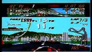 Super Monaco Grand Prix on Sega Megadrive / Genesis. Gameplay & Commentary