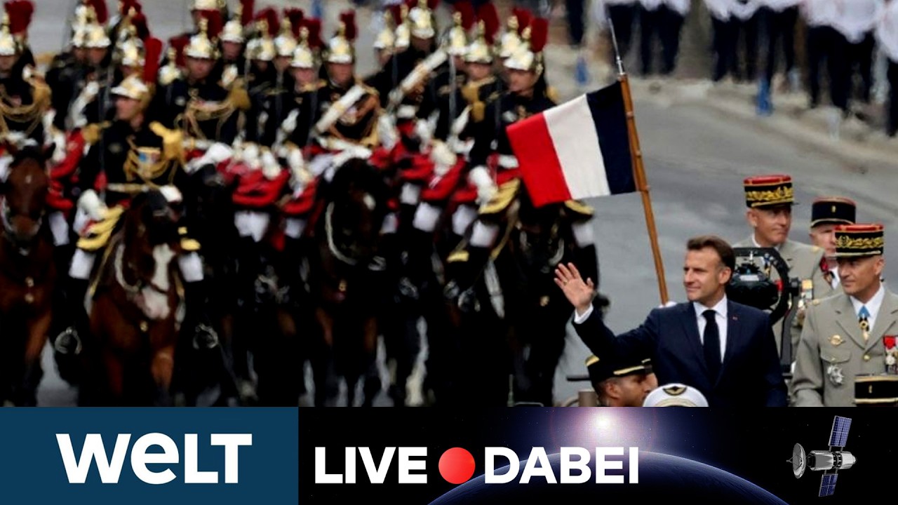 PARIS: Macron lädt ein! Merz vor Ort! Militärparade zum französischen Nationalfeiertag! | LIVE DABEI