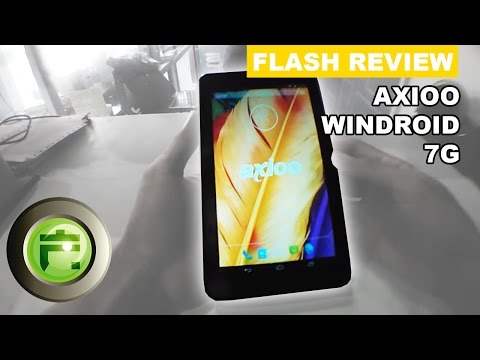 Review Axioo Windroid 7G Tablet dual OS Windows 8.1 & Android KitKat Indonesia by FlashGadgetStore