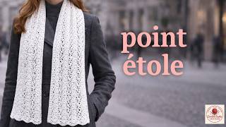 🧶 Nouveau Point Crochet pour Étole Chic et Intemporelle