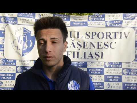 Mario Tănase, după Filiași - Roșiori 0-0